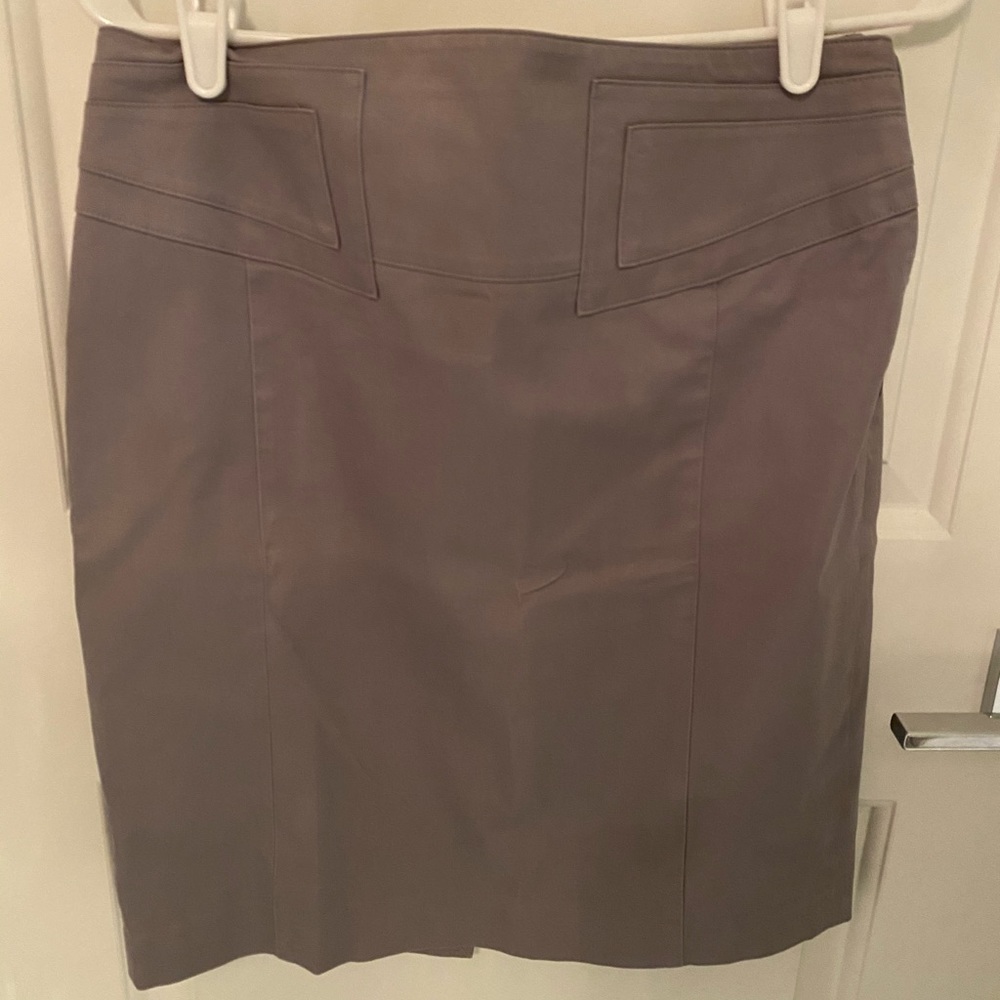 Express Grey midi skirt size 6